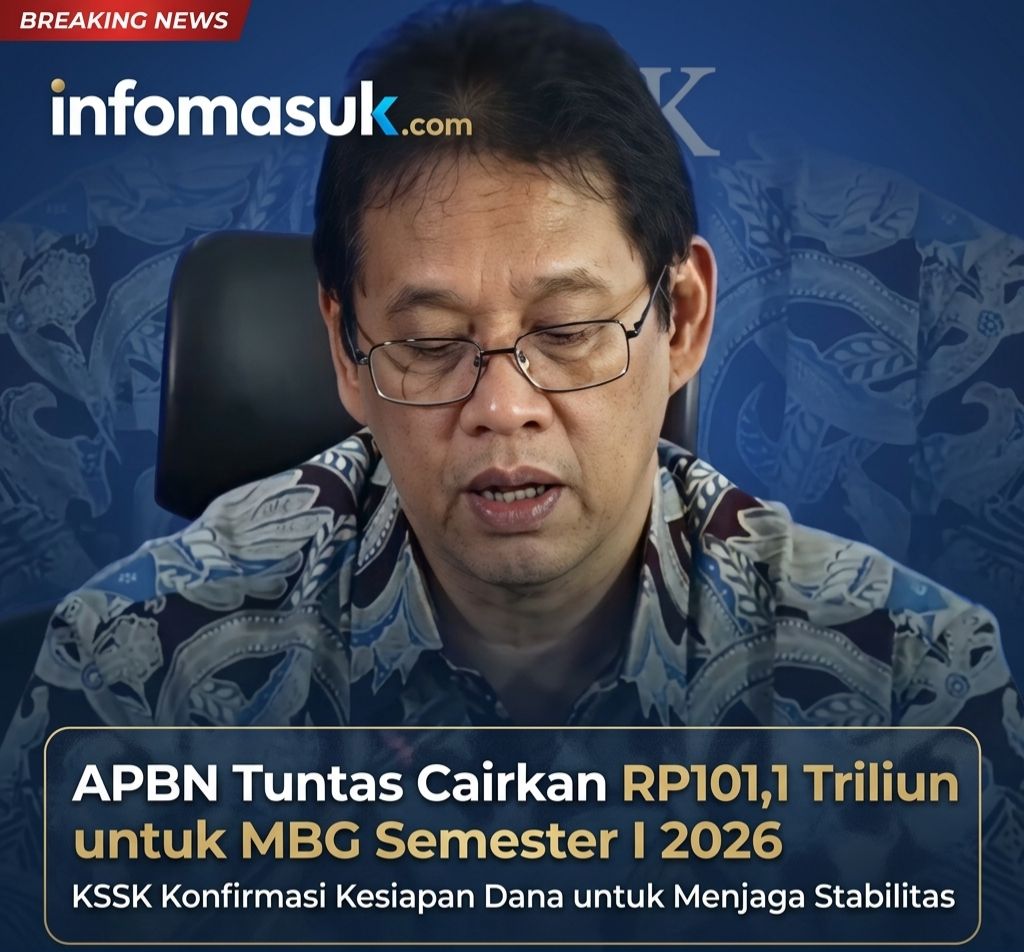 APBN 2026 CAIRKAN ANGGARAN MBG 101 TRILYUN