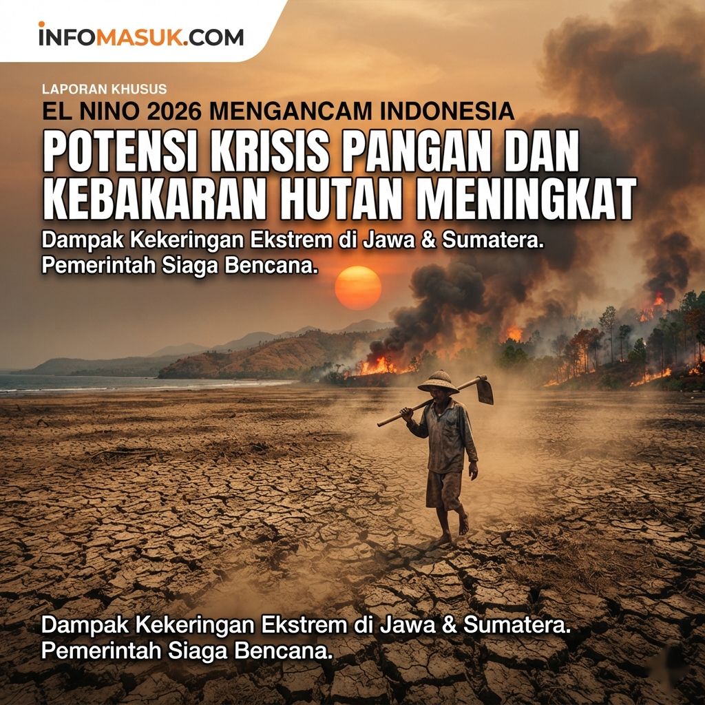 El Nino 2026 Mengancam Indonesia: Potensi Krisis Pangan dan Kebakaran Hutan Meningkat