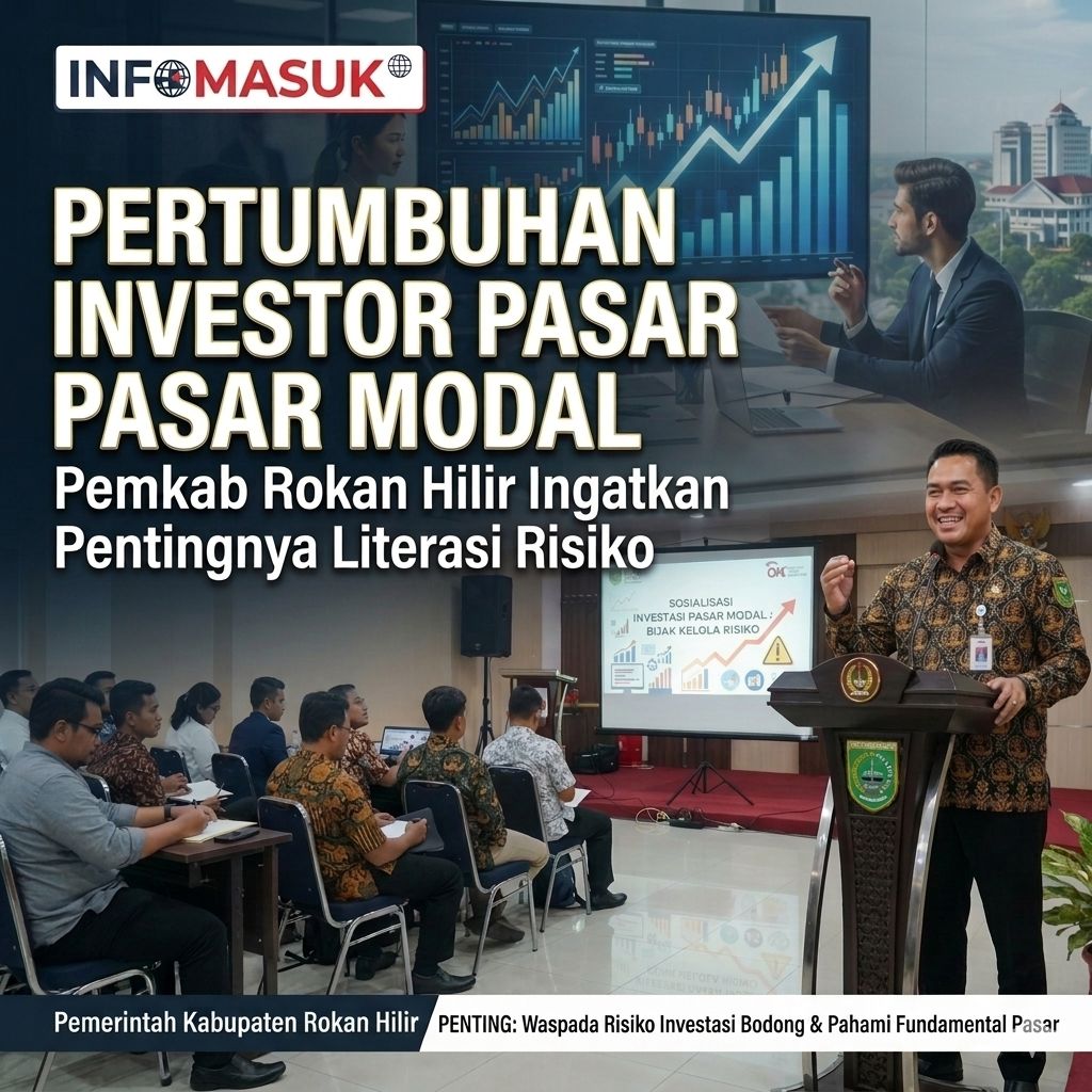 Pertumbuhan Investor Pasar Modal: Pemkab Rokan Hilir Ingatkan Pentingnya Literasi Risiko