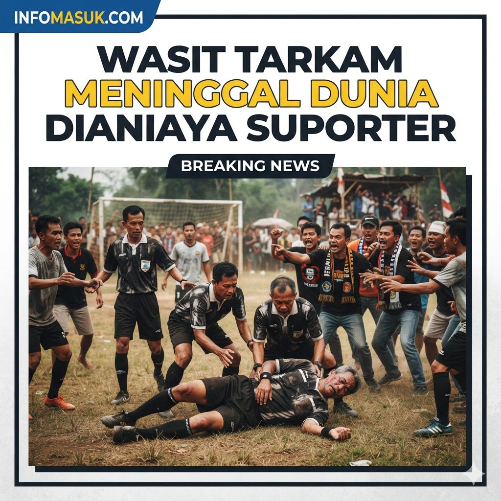 WASIT TARKAM MENINGGAL DUNIA DI KEROYOK SUPORTER