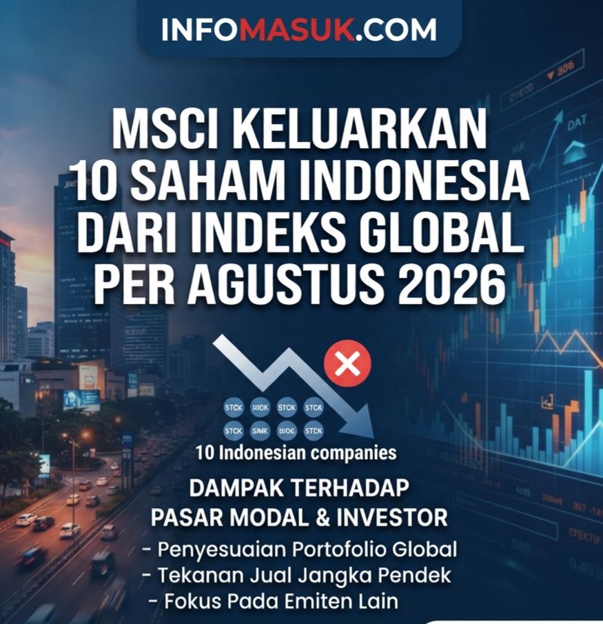 MSCI Keluarkan 10 Saham Indonesia dari Indeks Global per Agustus 2026