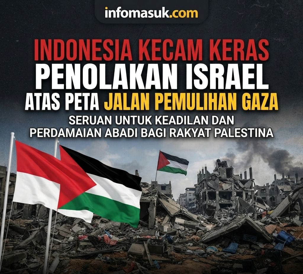 Indonesia Kecam Penolakan Israel atas Peta Jalan Pemulihan Gaza
