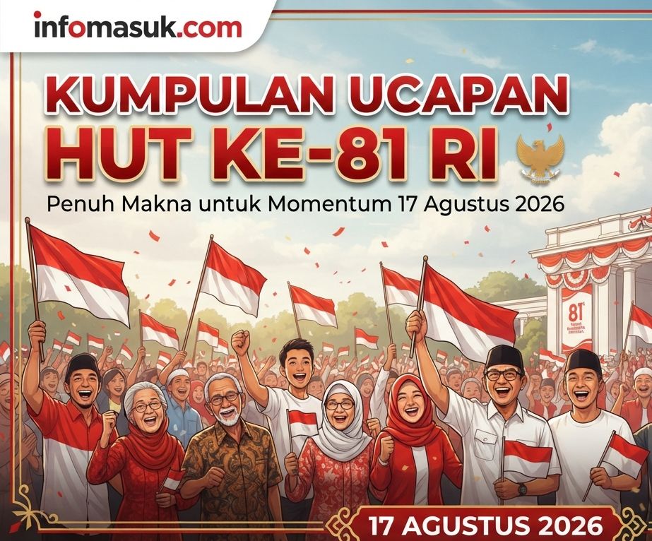 Kumpulan Ucapan HUT ke-81 RI Penuh Makna untuk Momentum 17 Agustus 2026