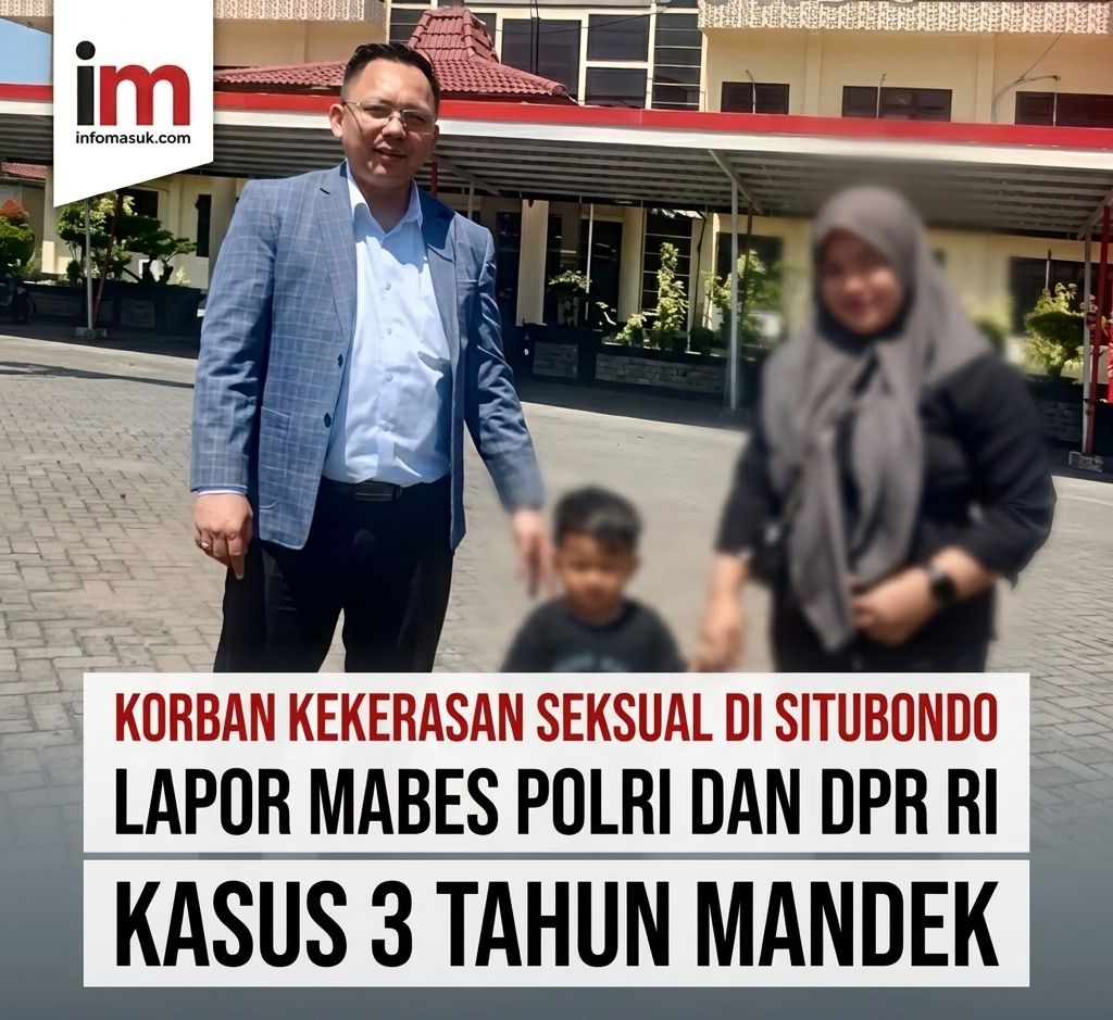 3 TAHUN KASUS MANDEK, KORBAN KEKERASAN SEKSUAL LAPOR MABES POLRI DAN DPR RI