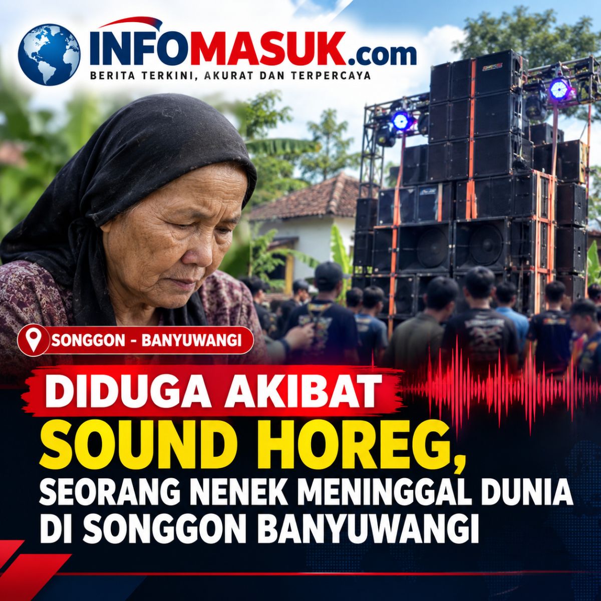 DIDUGA AKIBAT SOUND HOREG, NENEK DI BANYUWANGI MD